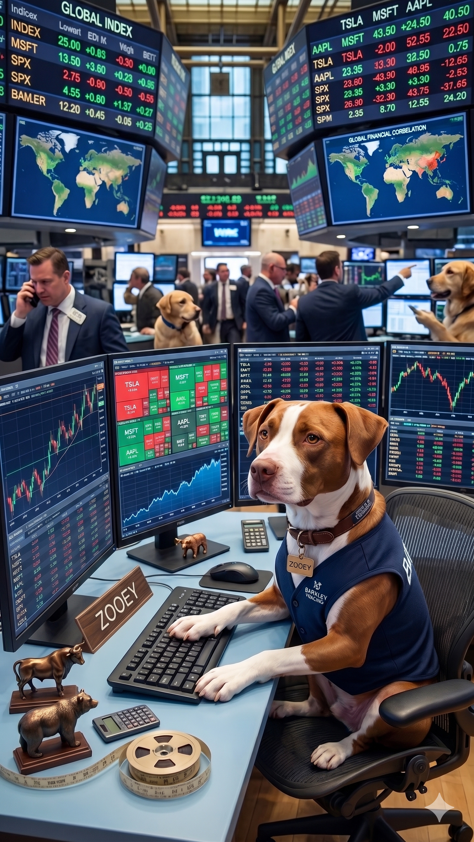 Zo on the trading floor