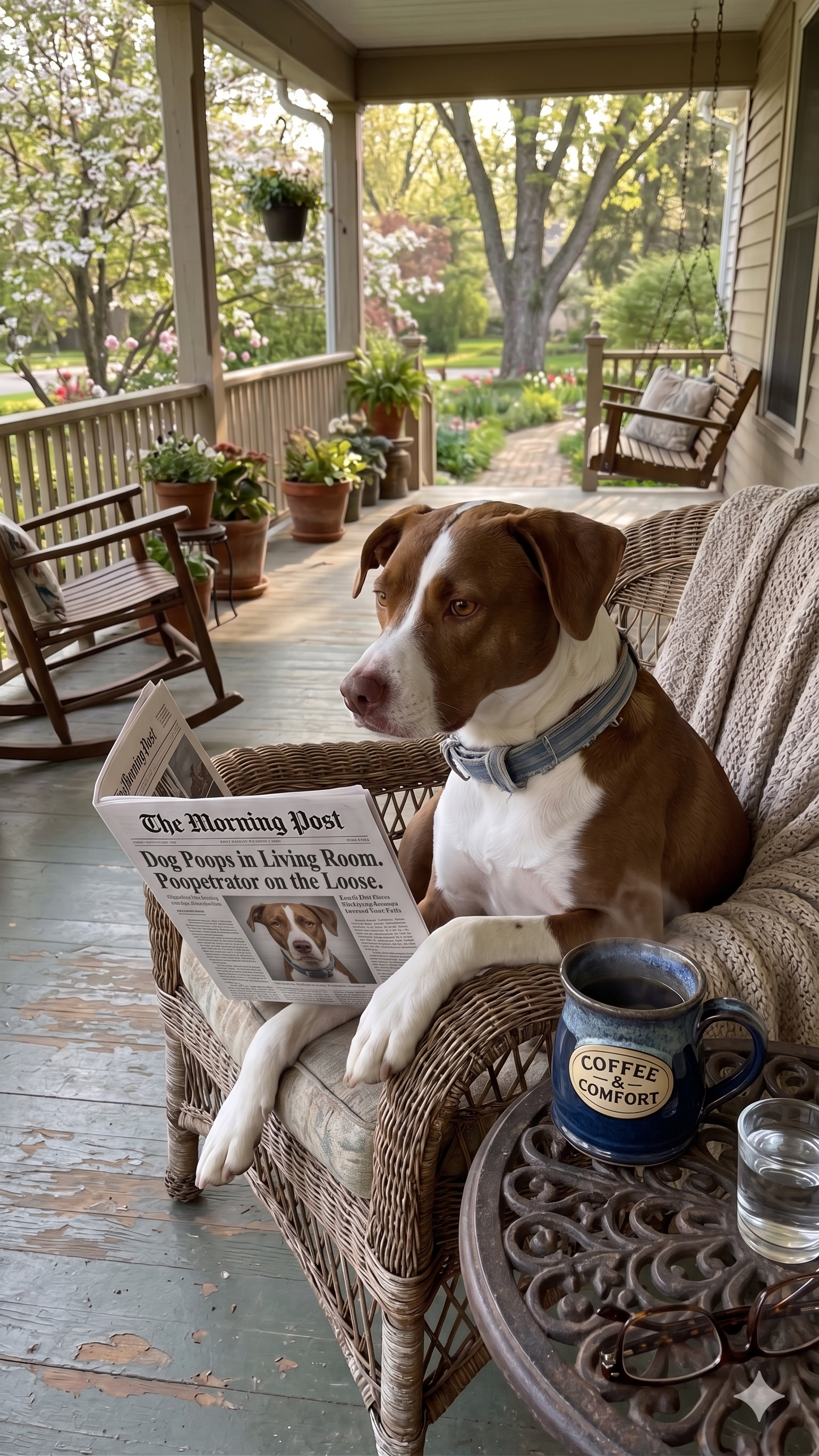 Zo reading the morning news